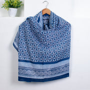 Hand Block Print Scarves Indian Cotton Sarong Decorative Handmade Cotton Beach Pareo, Printed Sarong